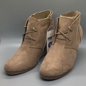Women’s Microsuede Wedge Bootie - Universal Thread